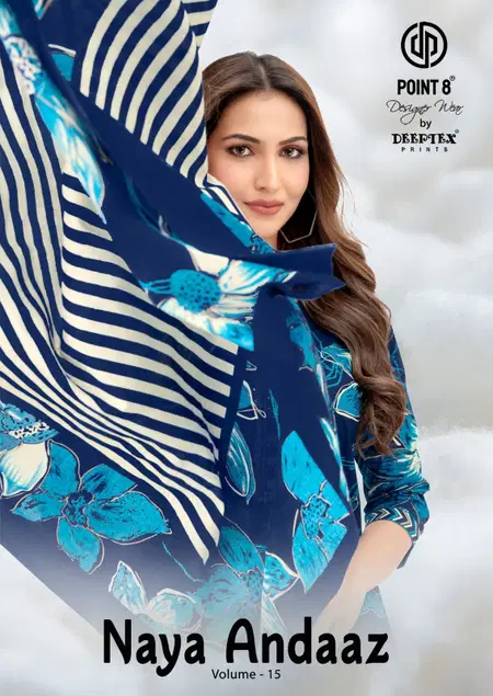Naya Andaaz Vol 15 By Deeptex Cotton Kurti With Bottom Dupatta Wholesale Online